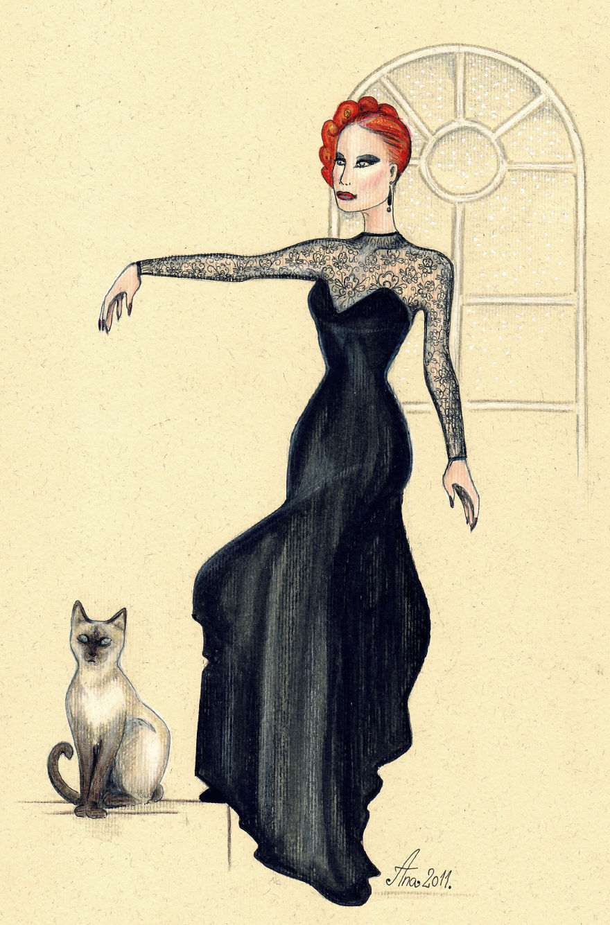 I Draw Beautiful Women Figures In Order To Express My Emotions, Inspiration And Imagination I Draw Beautiful Women Figures In Order To Express My Emotions, Inspiration And Imagination