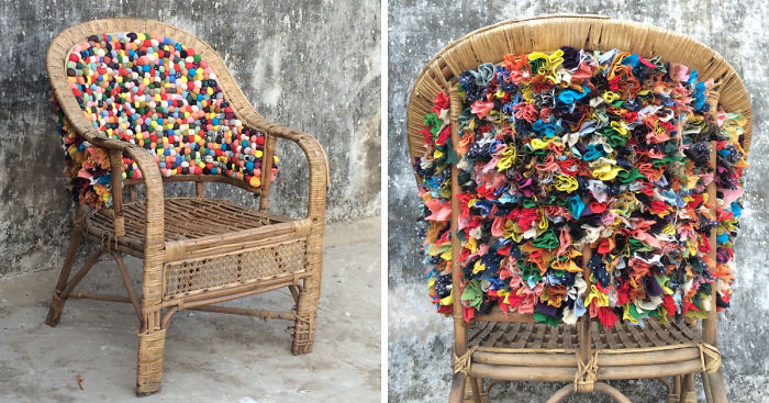Pixel Chair: I Gave Old Chair New Life