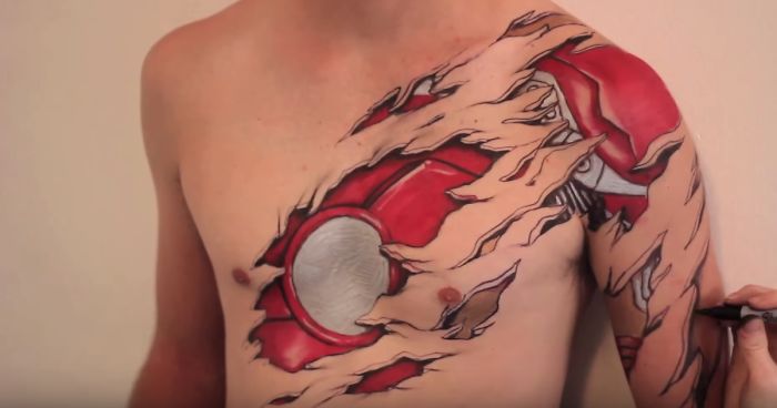 I Unveil The Superheroes Hiding Beneath People’s Skin With Bodypaint