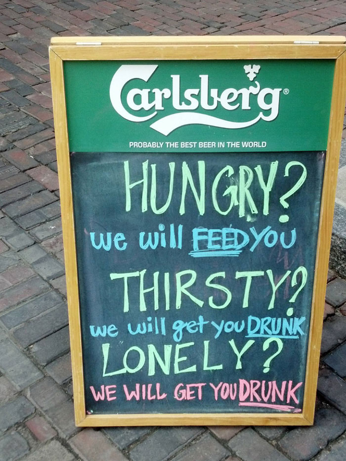 Cheeky Pub Sign