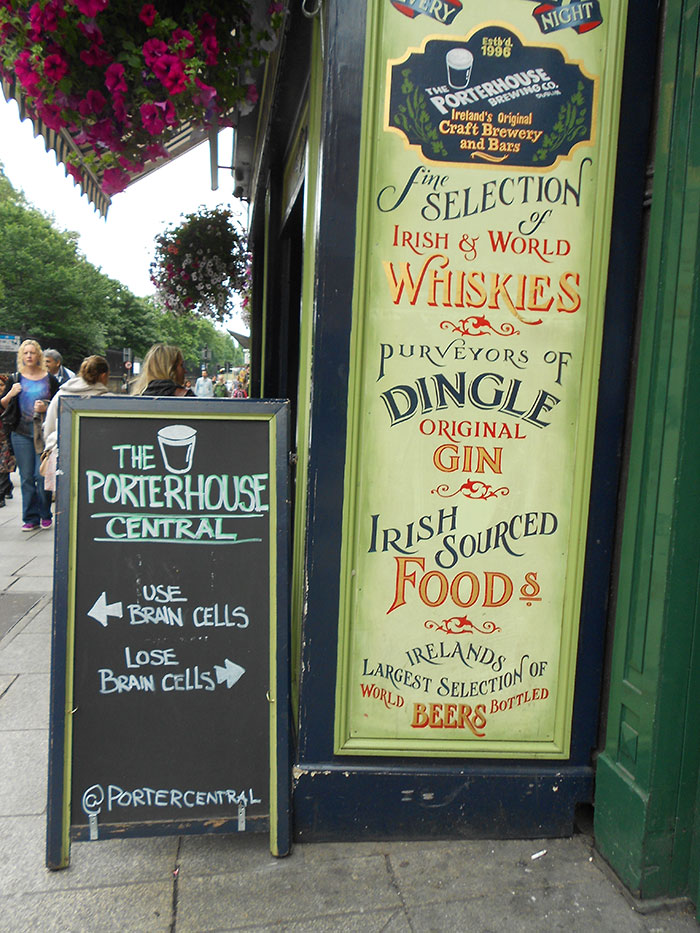 I Saw This Sign Outside A Pub That Was Next To A Library