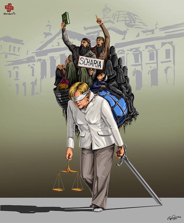 Satirical Illustrations Reveal How World Leaders See Justice Satirical Illustrations Reveal How World Leaders See Justice