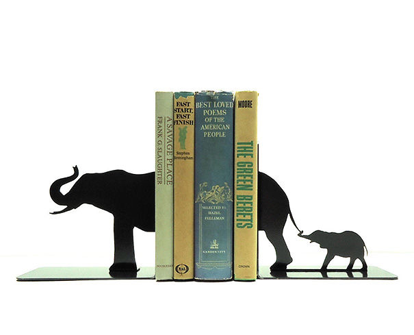Elephant Bookends