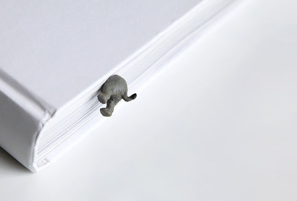 Baby Elephant Bookmark