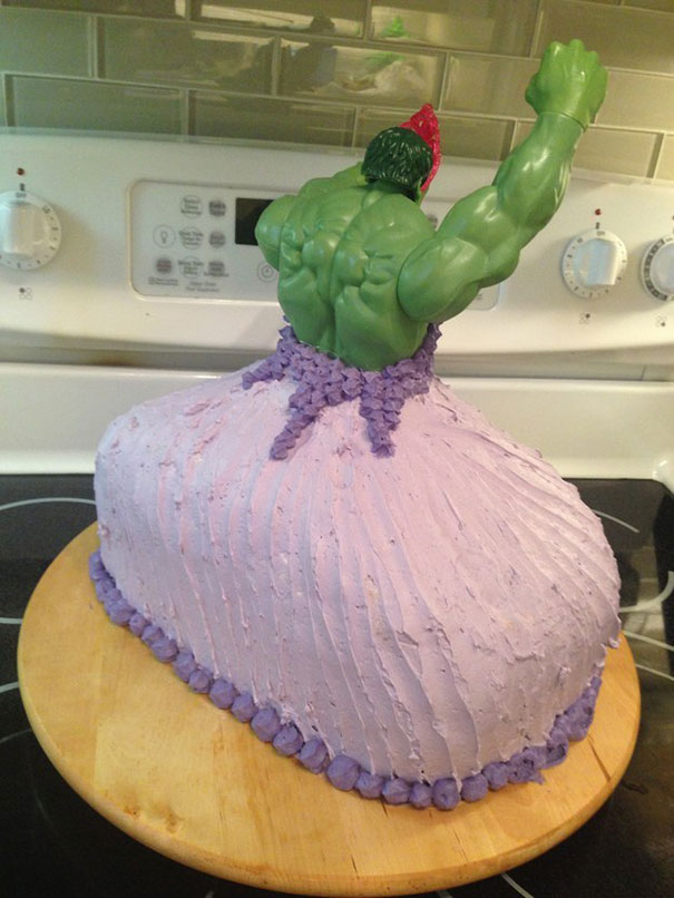 hulk-princess-cake-4-year-old-girls-twins-10 hulk-princess-cake-4-year-old-girls-twins-10