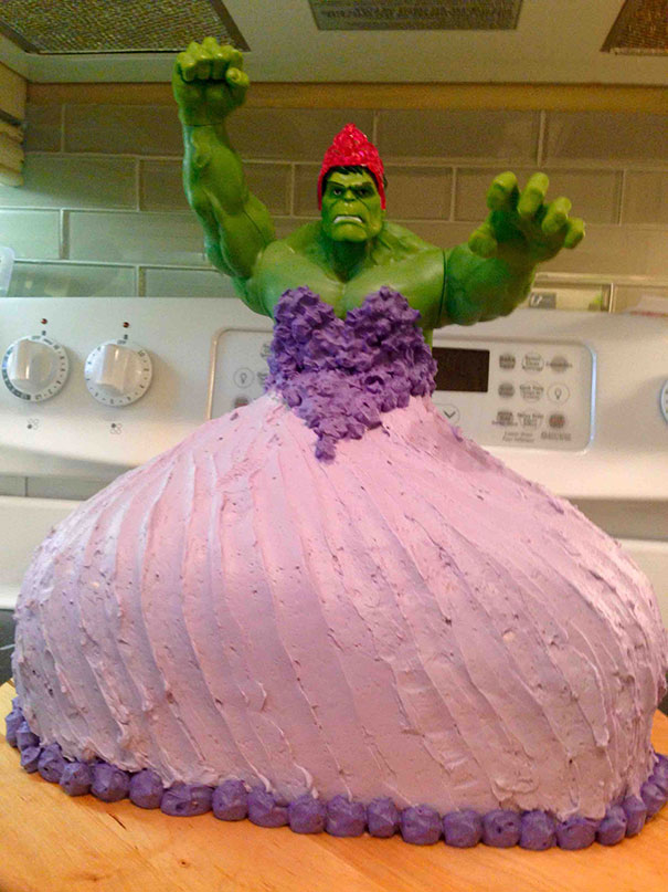 hulk-princess-cake-4-year-old-girls-twins-8 hulk-princess-cake-4-year-old-girls-twins-8