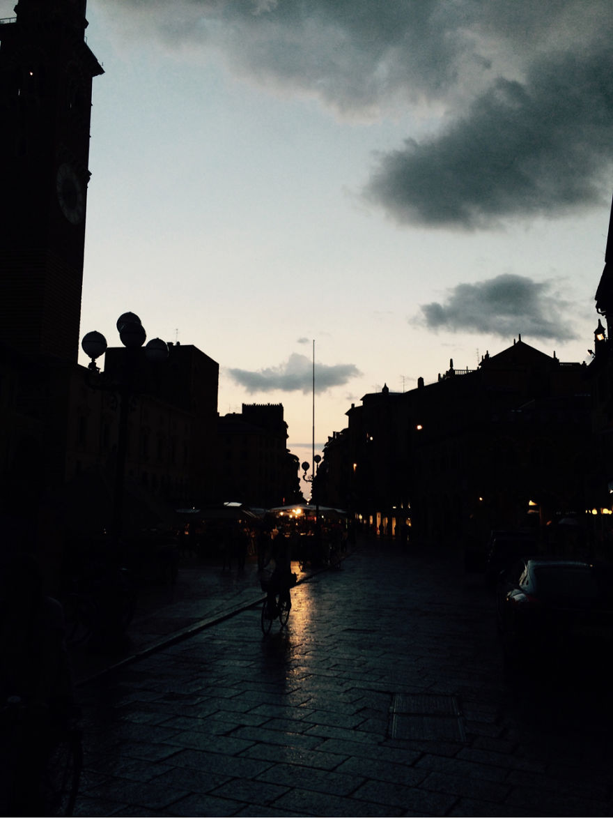 After The Rain In Verona,italy