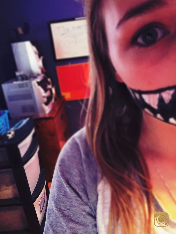 Scary Halloween Face Painting