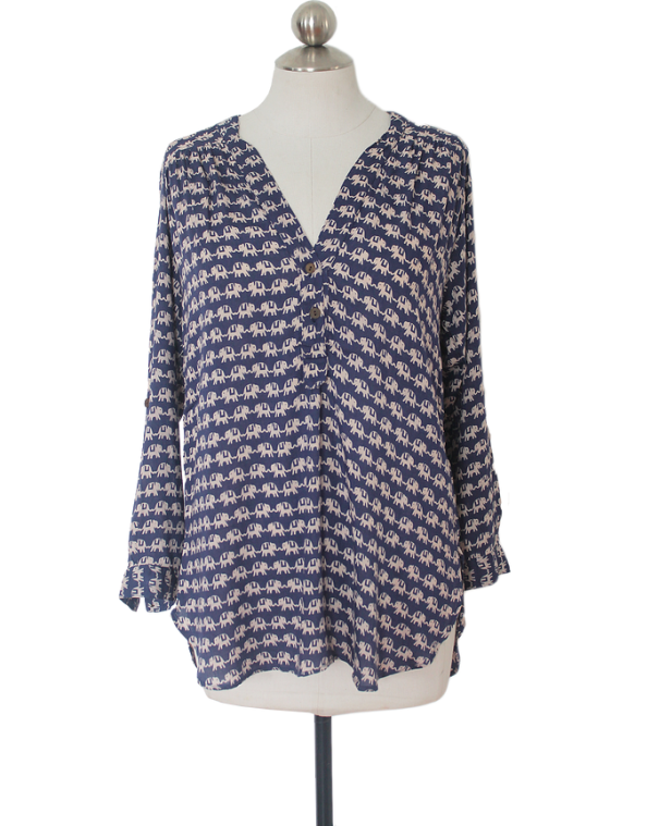 Kissing Elephant Tunic