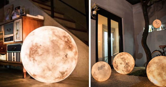 Luna Lamp Brings The Moon Into Your Room