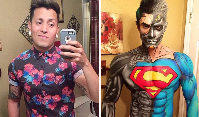 Makeup Artist Turns Himself Into Superheroes With Nothing But Makeup