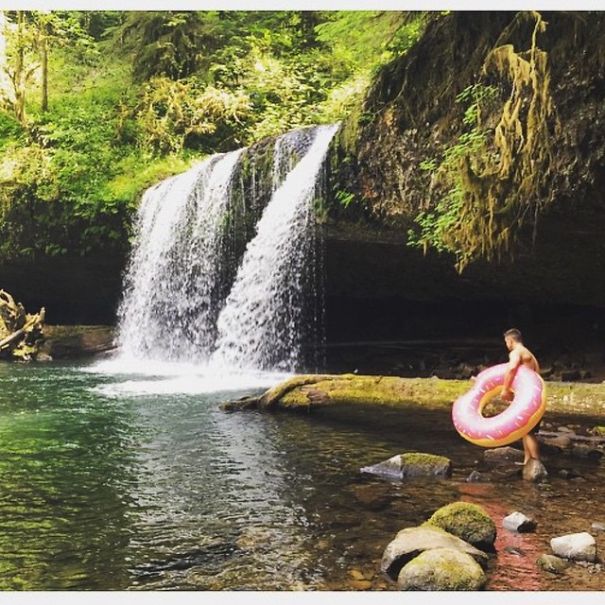 Donut Go Chasing Waterfalls, Just Stick To The Rivers And The Cakes That You're Used To. #imthecaptainnow #swimskillsnotstrong