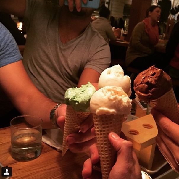 Omg Nothing I Love More Than An Ice Cream Toast With My Best Bros Lol!! #chocolatedoesabodygood #boysnight
