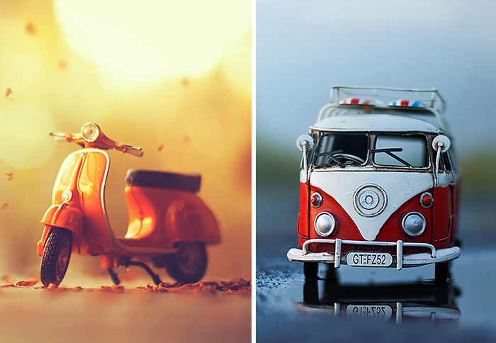 I Create Atmospheric Miniature Car Scenes That Remind Me Of My Childhood