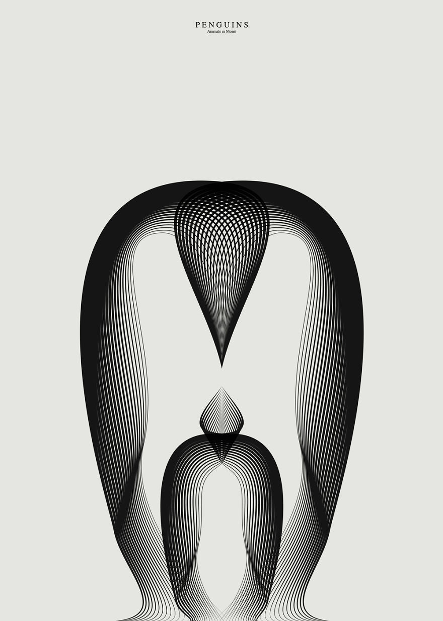 Less Is More: I Create Illustrations By Repeating Two Identical Lines Less Is More: I Create Illustrations By Repeating Two Identical Lines