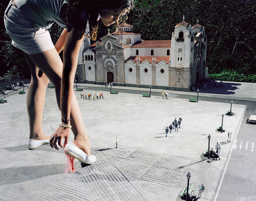 Photo Made Using Scale Model Sets And Real Models