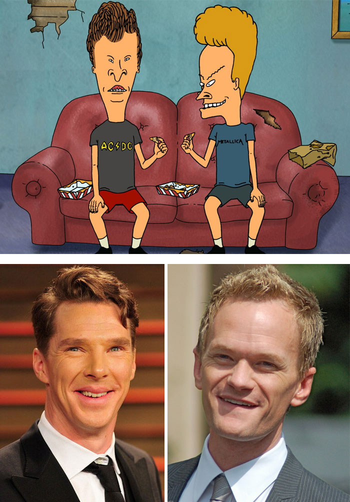 Neil Patrick Harris And Benedict Cumberbatch Look Like Beavis And Butt-Head