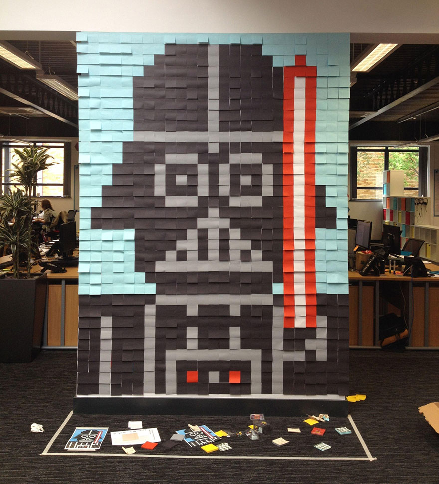 star-wars-mural-sticky-notes-office-viking-2 star-wars-mural-sticky-notes-office-viking-2