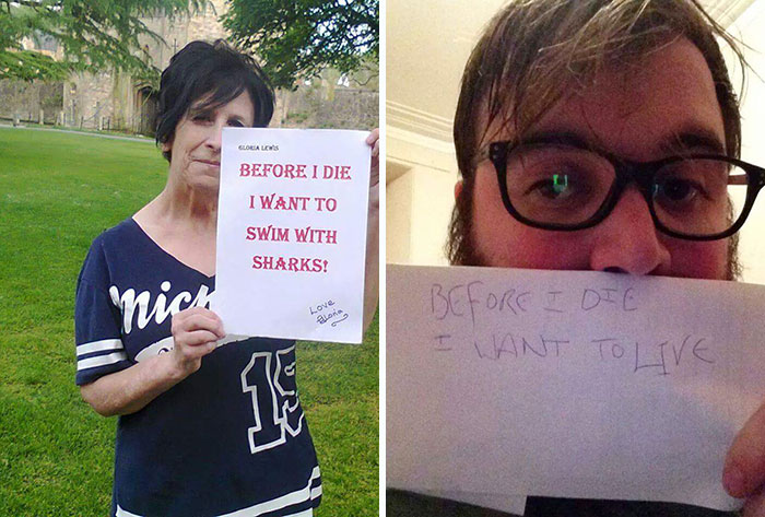 I Ask People What They Want To Do Before They Die