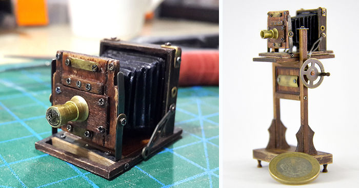 I Made A Miniature Vintage Studio Camera