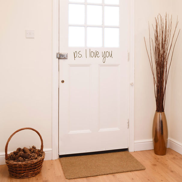 P. S I Love You Door Sticker