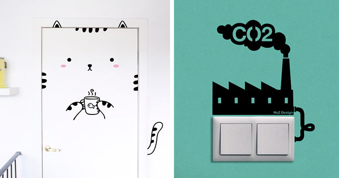 70 Creative Stickers That Make Your Wall Look Magical