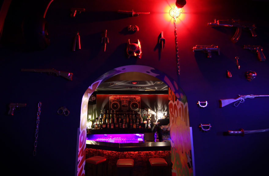 This Bar Was Previously Owned By A Cop And Look At It Now