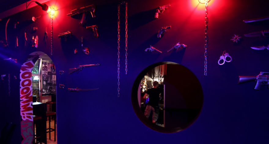 This Bar Was Previously Owned By A Cop And Look At It Now