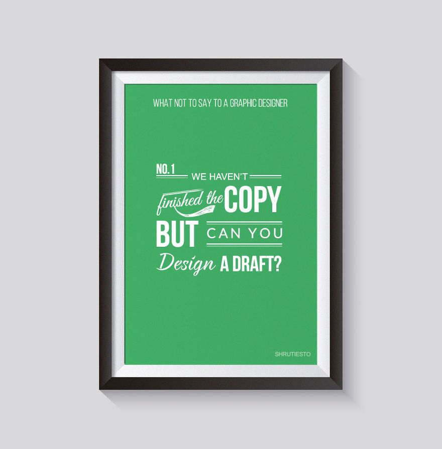 10 Things Not To Say To A Graphic Designer