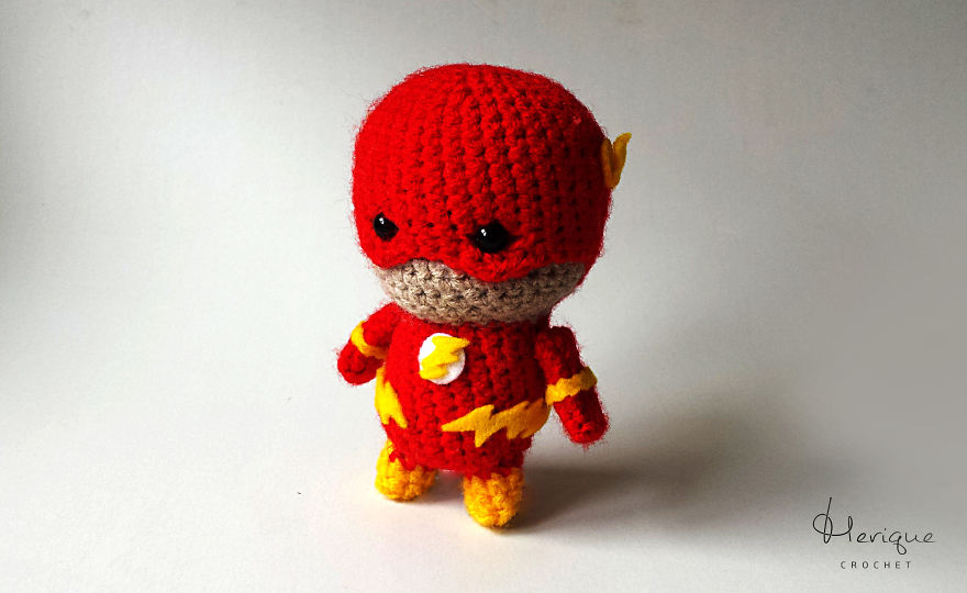 I Crochet Tiny Superheroes And Carry Them With Me So They'd Save My Day I Crochet Tiny Superheroes And Carry Them With Me So They'd Save My Day