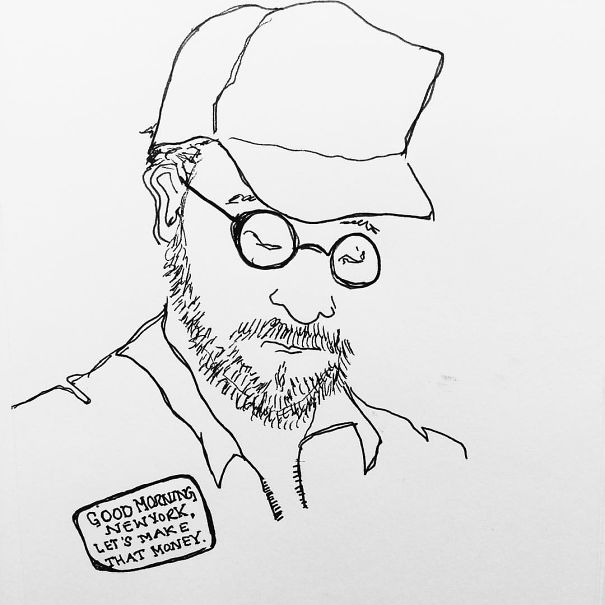 I Secretly Draw People On The New York City Subway