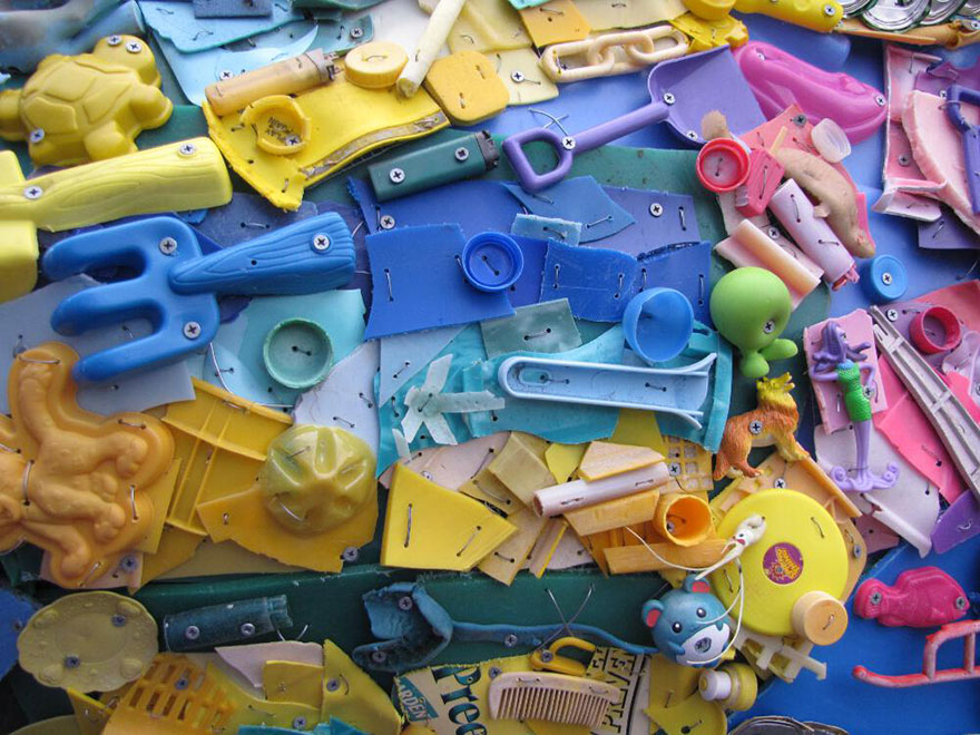 13 Giant Sculptures Made Entirely Of Beach Waste To Make You Reconsider Plastic Use