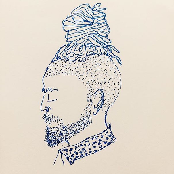 I Secretly Draw People On The New York City Subway I Secretly Draw People On The New York City Subway