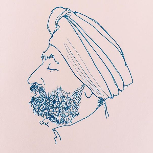 I Secretly Draw People On The New York City Subway