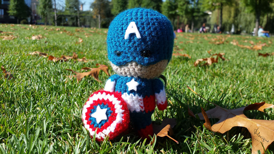 I Crochet Tiny Superheroes And Carry Them With Me So They'd Save My Day
