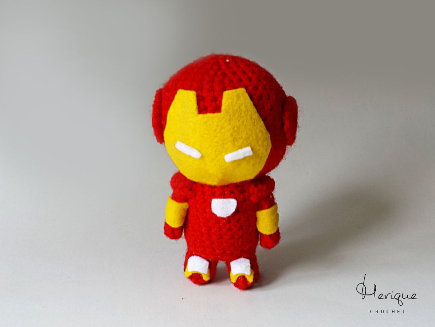 I Crochet Tiny Superheroes And Carry Them With Me So They'd Save My Day