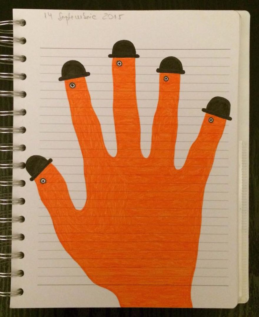 London-Based Economist Takes Up 365-Day Drawing Challenge And It's Awesome