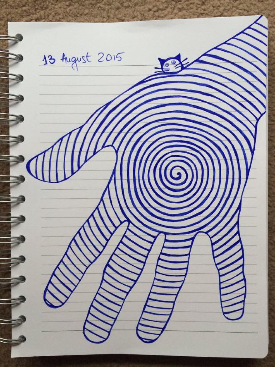 London-Based Economist Takes Up 365-Day Drawing Challenge And It's Awesome