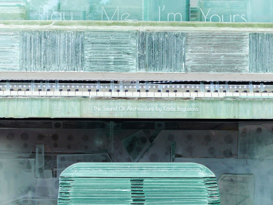 I Made A Glass Piano From Old Windows