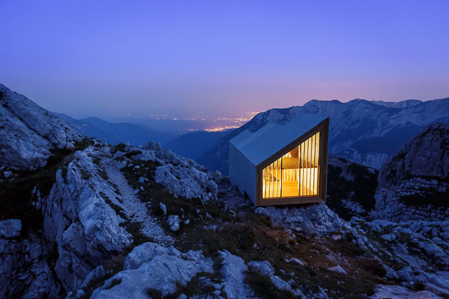 Cozy Alpine Shelter For Climbers That We Built On Slovenian Alps