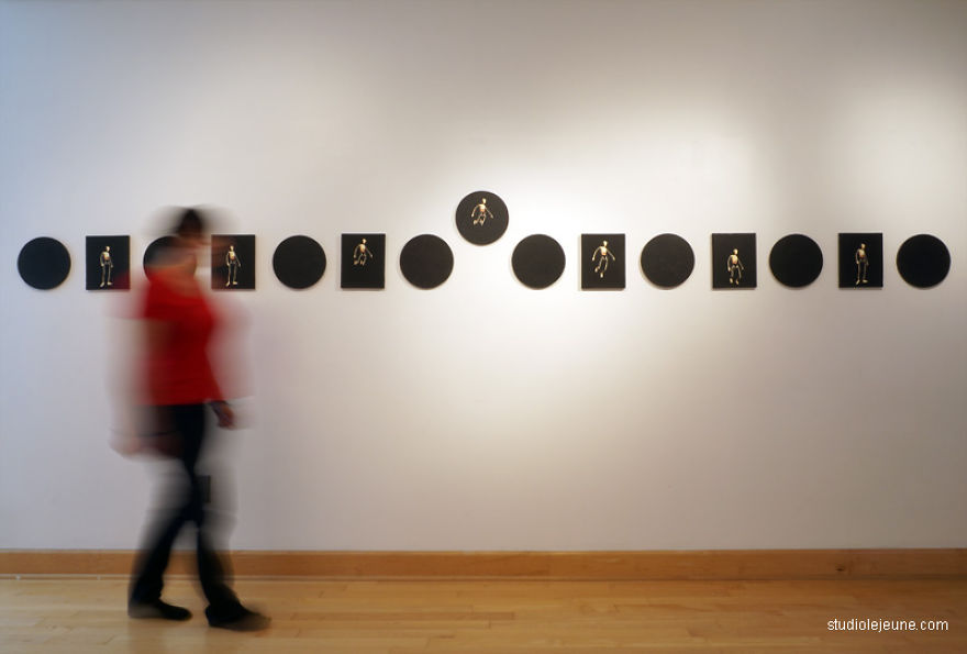 Artist's Installations Explore Human Emotion Using Digital Figures