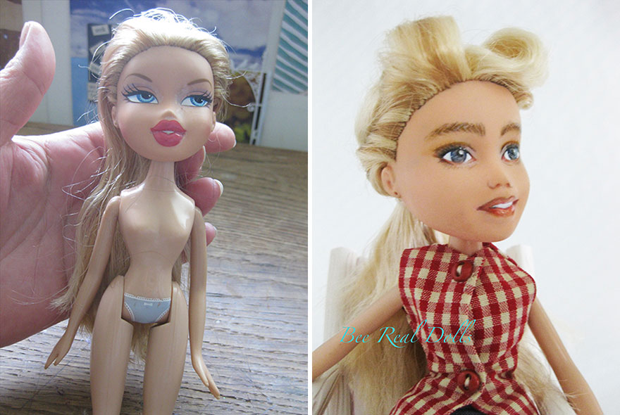 I Desexualize And Repaint Second-Hand Fashion Dolls To Look Like Real-Life Women I Desexualize And Repaint Second-Hand Fashion Dolls To Look Like Real-Life Women