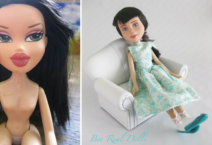 I Desexualize And Repaint Second-Hand Fashion Dolls To Look Like Real-Life Women I Desexualize And Repaint Second-Hand Fashion Dolls To Look Like Real-Life Women