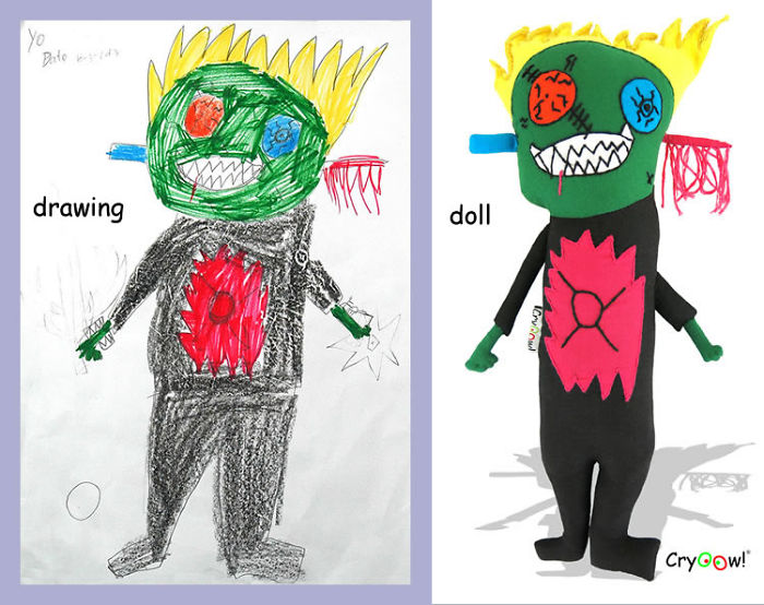 Children Draw Their Own Doll; The Cryoow! Doll