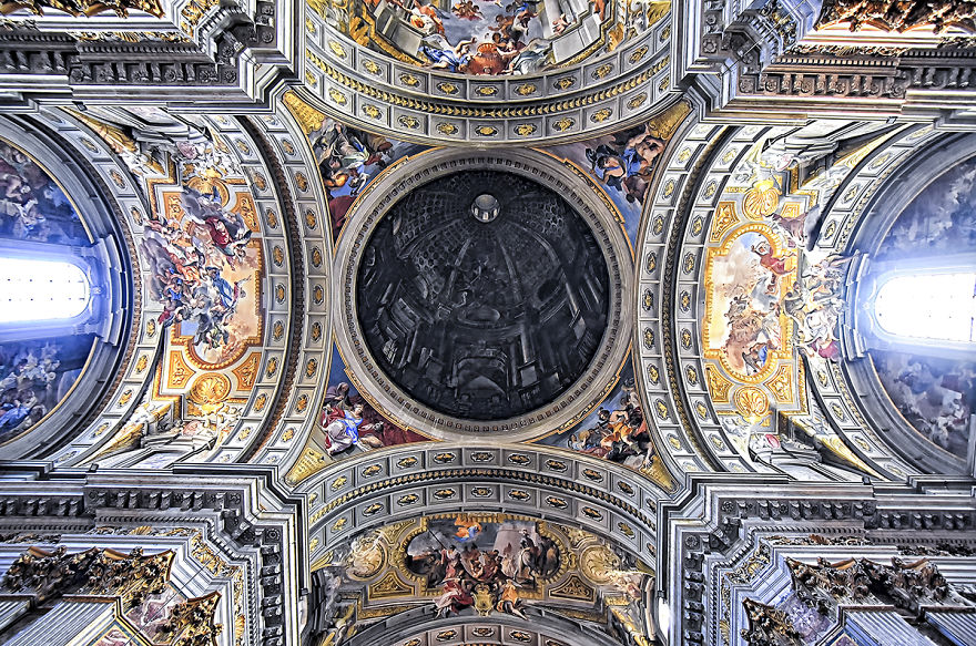 Churches Of Rome: The Beauty Of The Ceilings Of The City On Seven Hills Churches Of Rome: The Beauty Of The Ceilings Of The City On Seven Hills