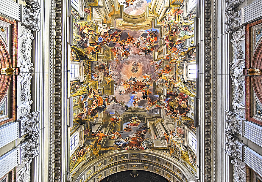 Churches Of Rome: The Beauty Of The Ceilings Of The City On Seven Hills Churches Of Rome: The Beauty Of The Ceilings Of The City On Seven Hills