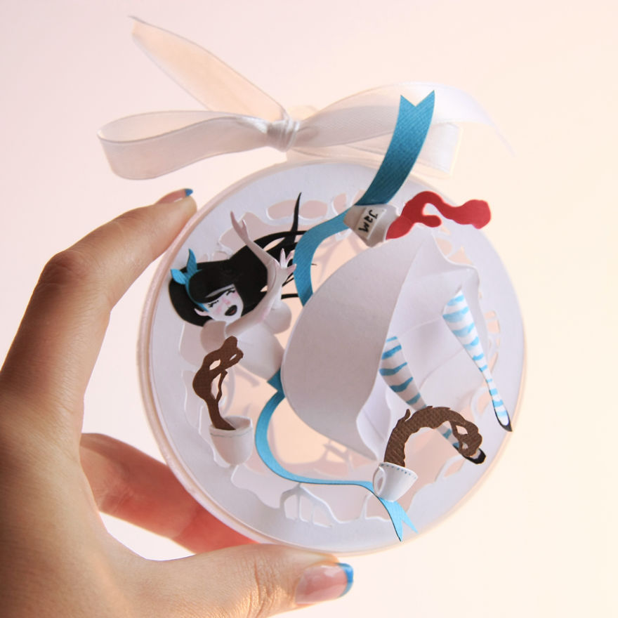 Crazy About Alice: I Made Tiny Paper-Cuts Inspired By "Alice In Wonderland" Crazy About Alice: I Made Tiny Paper-Cuts Inspired By "Alice In Wonderland"