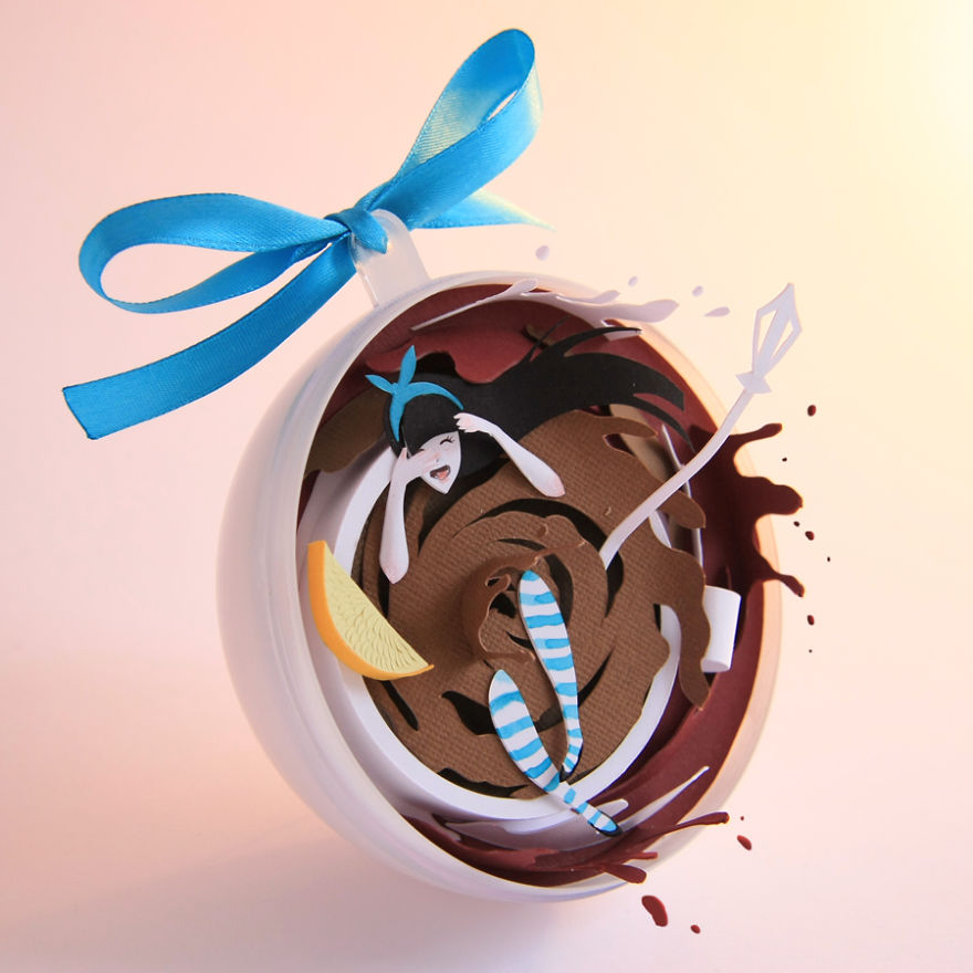 Crazy About Alice: I Made Tiny Paper-Cuts Inspired By "Alice In Wonderland" Crazy About Alice: I Made Tiny Paper-Cuts Inspired By "Alice In Wonderland"