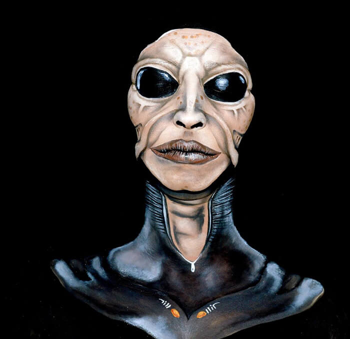 Self-Taught Artist Paints Terrifying Monsters On Faces