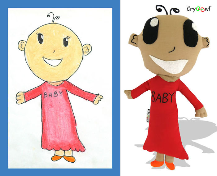 Children Draw Their Own Doll; The Cryoow! Doll Children Draw Their Own Doll; The Cryoow! Doll